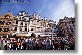 crowds, czech republic, europe, horizontal, main, people, prague, squares, photograph