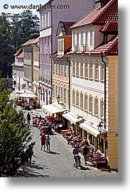 cafes, czech republic, europe, outdoors, prague, streets, vertical, photograph
