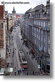 czech republic, europe, prague, streets, vertical, vodickova, photograph