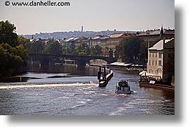 cruising, czech republic, europe, horizontal, prague, vltava, vltava river, photograph
