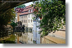 czech republic, europe, horizontal, mill, prague, vltava river, water, photograph