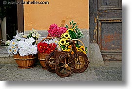 czech republic, europe, horizontal, slavonice, tricycle, wicker, photograph