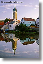 czech republic, europe, reflect, telc, vertical, photograph