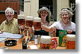 beers, czech republic, europe, groups, horizontal, people, threes, photograph