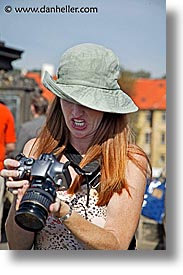 cameras, czech republic, europe, people, photographers, shelley, shooting, vertical, womens, photograph
