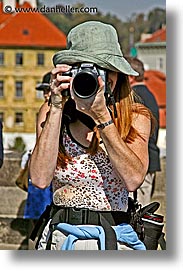 cameras, czech republic, europe, people, photographers, shelley, shooting, vertical, womens, photograph