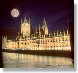 cities, england, english, europe, full moon, london, parliament, square format, united kingdom, photograph