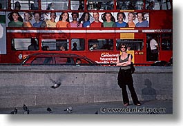 bus, cities, england, english, europe, horizontal, london, people, united kingdom, womens, photograph