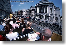 bus, cities, england, english, europe, horizontal, london, people, tours, united kingdom, photograph