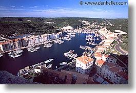 aerials, bonifacio, corsica, europe, france, harbor, horizontal, photograph