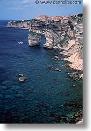 bonifacio, corsica, europe, france, sea cliffs, seacliffs, vertical, photograph