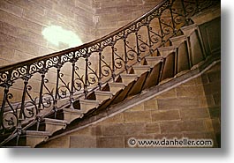 europe, france, horizontal, lyon, staircase, photograph
