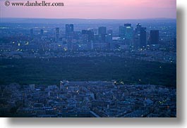 aerials, dusk, europe, france, horizontal, paris, perspective, photograph