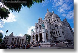 basilica sacre coeur, buildings, europe, france, horizontal, paris, photograph