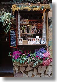 europe, flowers, france, paris, vertical, windows, photograph