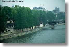 europe, france, horizontal, paris, pedestrians, rivers, photograph