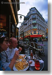 cafes, eating, europe, france, outdoors, paris, people, vertical, photograph