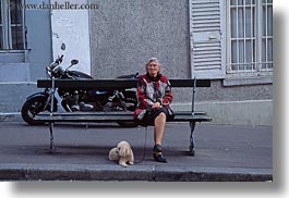europe, france, horizontal, paris, people, poodle, senior citizen, womens, photograph