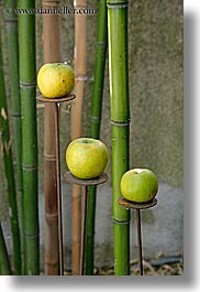 abstracts, aix en provence, apples, arts, bamboo, colors, europe, france, green, provence, vertical, photograph