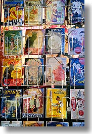 aix en provence, arts, colorful, colors, europe, france, french, paintings, postcards, provence, vertical, photograph