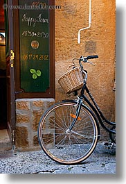 aix en provence, baskets, bicycles, europe, france, provence, slow exposure, vertical, wheels, photograph