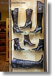 aix en provence, boots, europe, france, provence, stores, vertical, windows, photograph