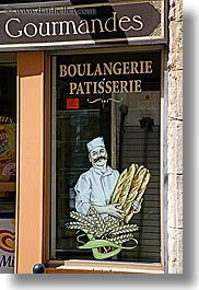aix en provence, bread, europe, france, provence, shops, stores, vertical, photograph