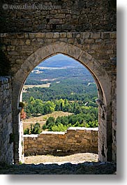 arches, archways, bargeme, doors, europe, france, gothic, materials, provence, scenics, stones, structures, vertical, photograph