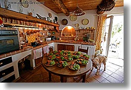 bargeme, dogs, europe, france, horizontal, kitchen, provence, rooms, photograph