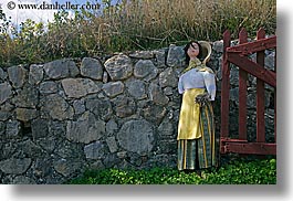 castellane, europe, france, horizontal, mannequins, materials, people, provence, stones, walls, womens, photograph