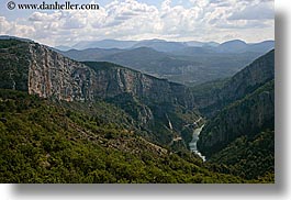 canyons, castellane, clouds, europe, france, horizontal, nature, provence, rivers, scenics, sky, photograph