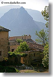 castellane, europe, farmhouse, france, mountains, provence, scenics, stones, vertical, photograph
