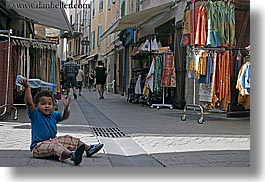 boys, castellane, childrens, europe, france, horizontal, people, provence, sitting, streets, toddlers, towns, photograph