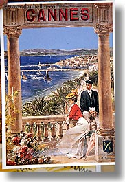 cannes, colorful, colors, europe, fayence, france, postcards, provence, vertical, photograph