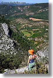 activities, europe, france, hikers, hiking, mountains, people, provence, vertical, photograph