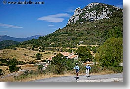 activities, europe, france, hikers, hiking, horizontal, mountains, nature, people, provence, photograph