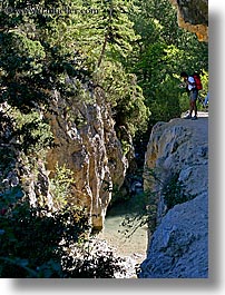 activities, europe, france, hikers, hiking, overhang, people, provence, vertical, photograph