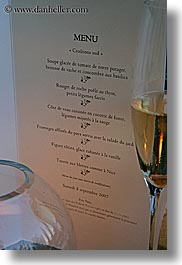 bastide moustiers, champagne, europe, foods, france, menu, moustiers, provence, st marie, vertical, white wine, wines, photograph