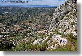 activities, europe, france, hikers, hiking, horizontal, landscapes, moustiers, people, provence, scenics, st marie, photograph