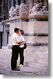 couples, europe, france, kissing, people, provence, vertical, photograph