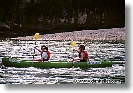 canoes, europe, france, horizontal, men, people, provence, rivers, rppl, womens, photograph