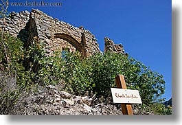andre, architectural ruins, buildings, chapelle, europe, france, horizontal, provence, scenics, structures, photograph
