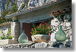bottles, europe, flowers, france, horizontal, provence, scenics, photograph