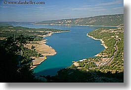aerials, europe, france, horizontal, lakes, perspective, provence, scenics, photograph