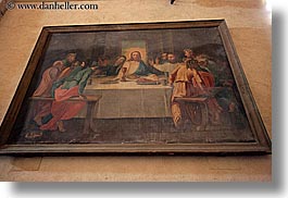 arts, dinner, europe, foods, france, horizontal, jesus, last, paintings, provence, religious, seillans, supper, photograph