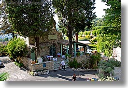 cafes, europe, france, horizontal, provence, small, st paul, stones, photograph