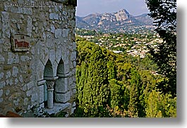 europe, france, horizontal, mountains, provence, scenics, st paul, stones, walls, photograph