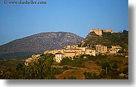 buildings, castles, europe, france, hills, hilltop, horizontal, nature, provence, scenics, structures, towns, trigance, photograph