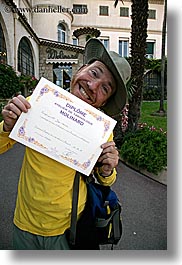 certificate, colors, dans, europe, france, groups, men, people, provence, self-portrait, vertical, yellow, photograph