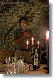 candles, conceptual, dinner, emotions, europe, foods, france, groups, hands, happy, hearts, laugh, men, nicos, people, provence, romantic, vertical, photograph